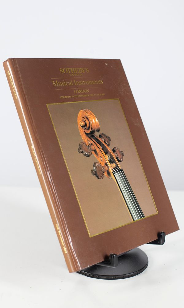A Sotheby's catalogue of Part I - The Menuhin Collection