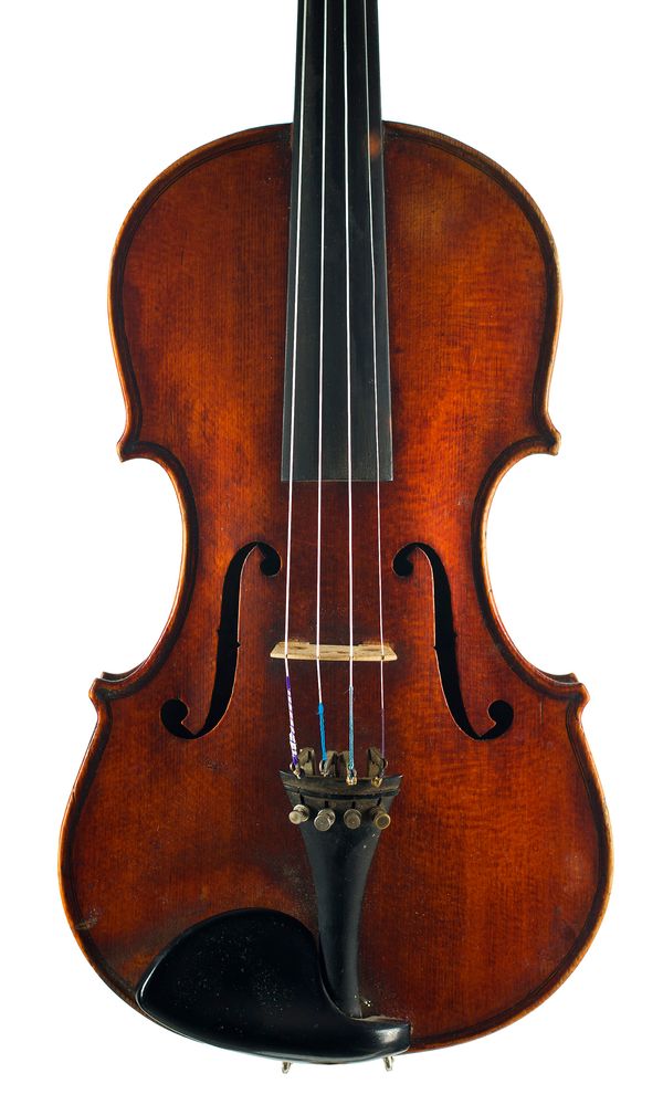 A violin by John Raeburn, St. Andrews, 1907