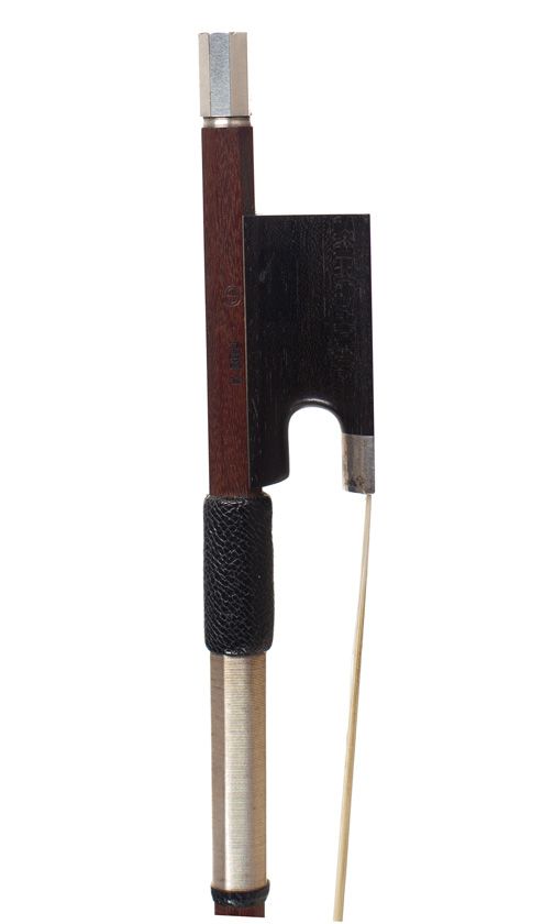 A silver-mounted violin bow, Workshop of Finkel, Oberhasli