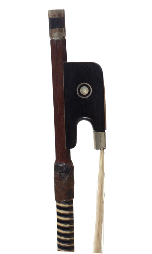 A nickel-mounted cello bow, Germany