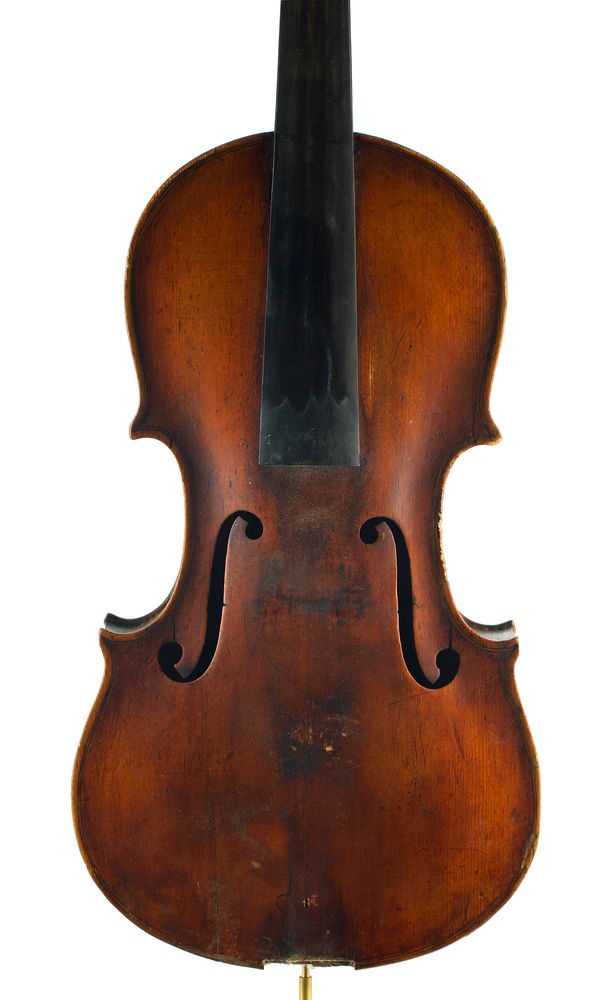 A violin, labelled Franziskus Lupot