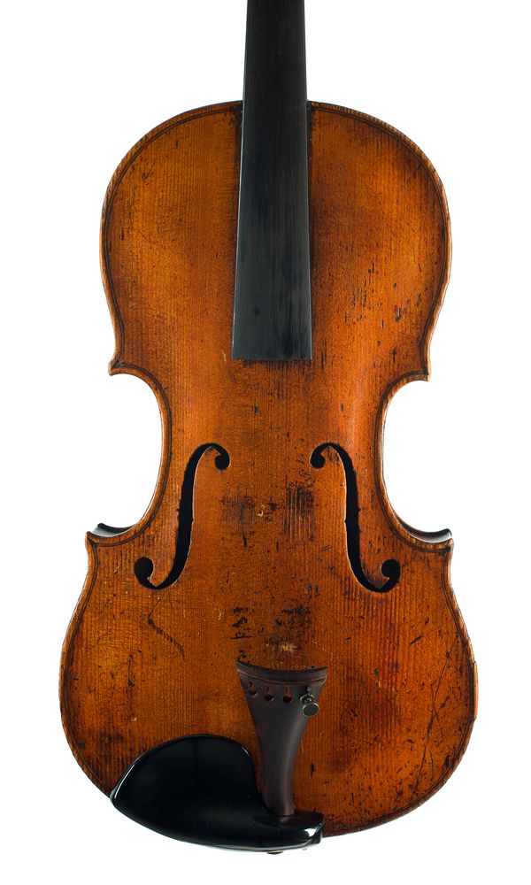 A violin, unlabelled 1920 over 100 years old