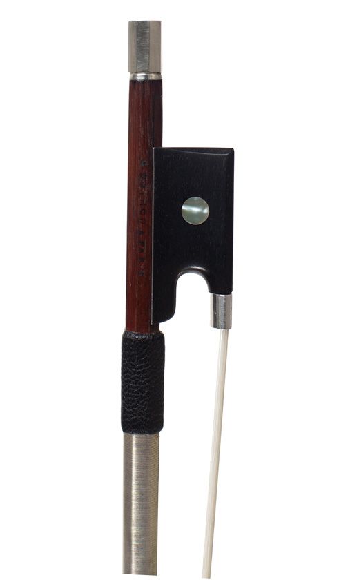 A silver-mounted violin bow, Jerome Thibouville-Lamy, Mirecourt, circa 1900