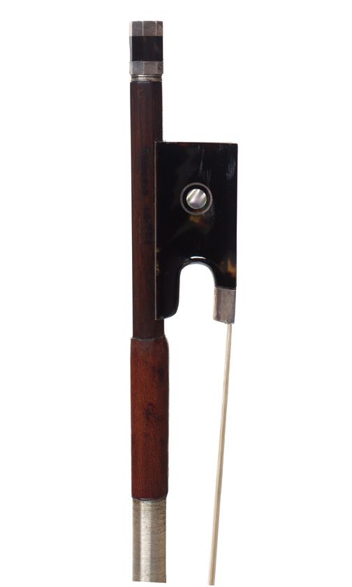 A silver-mounted violin bow, probably Germany, circa 1920