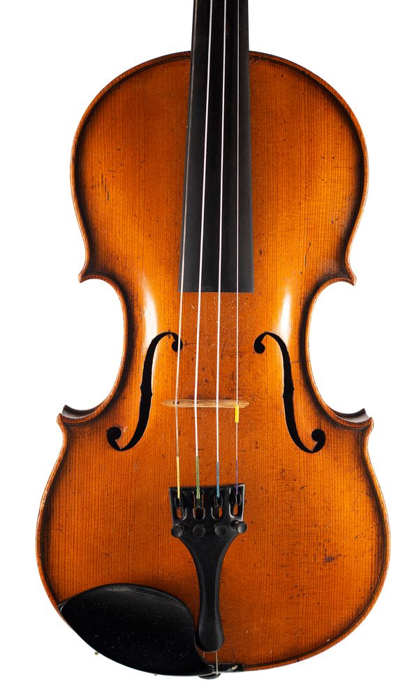 A violin, unlabelled over 100 years old