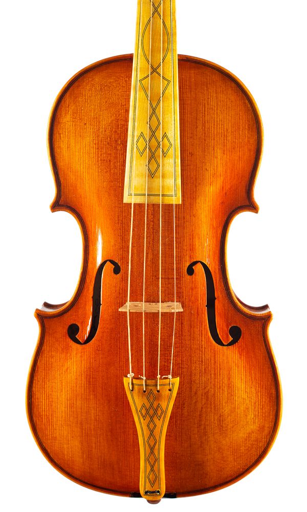 A Baroque violin, labelled Liu Xi Workshop, Shanghai