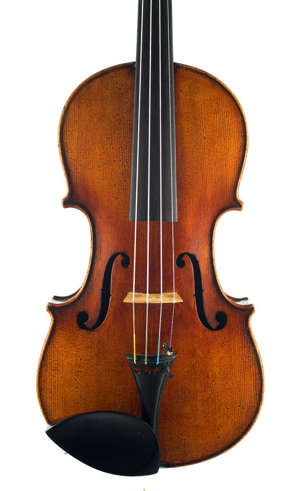 A violin, Workshop of Louis Lowendahl, Dresden 19th century
