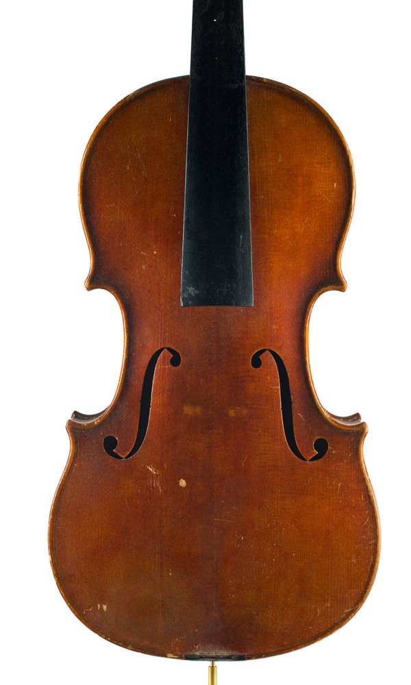 A violin, labelled The London Violin Co., Ltd.