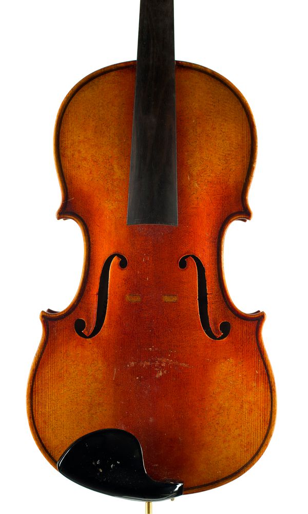 A violin, labelled Jan Sokol