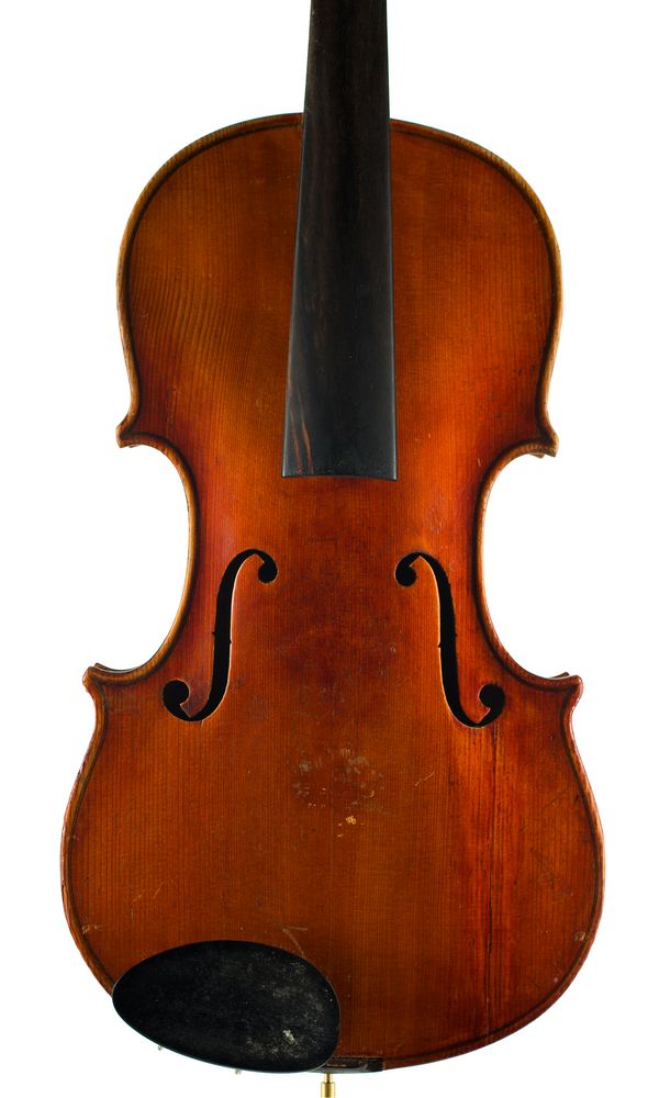 A violin, labelled Pascal Luirt