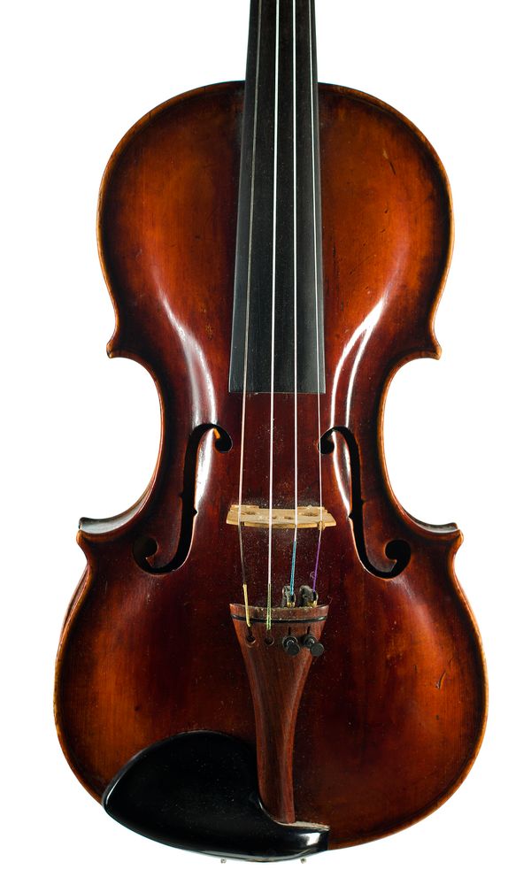 A violin, labelled Jacob Stainer