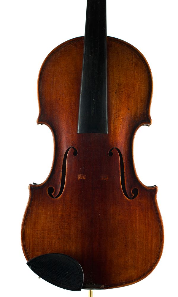 A violin, labelled Philipp He...