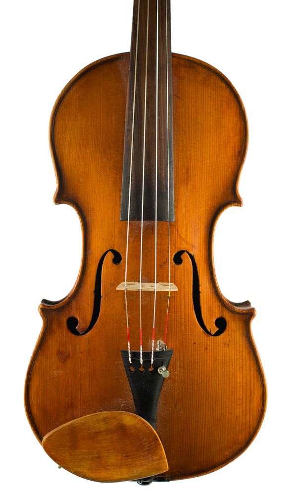 A violin, labelled Ferdinandus Gagliano