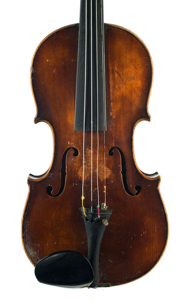 A violin, labelled Ladislav F. Prokop
