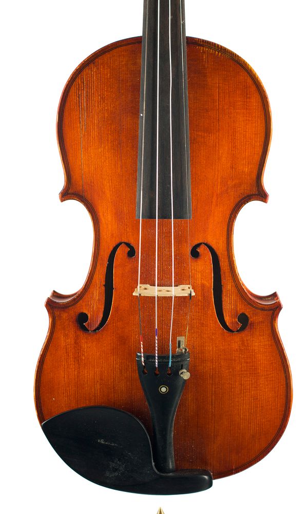 A violin, labelled Gand