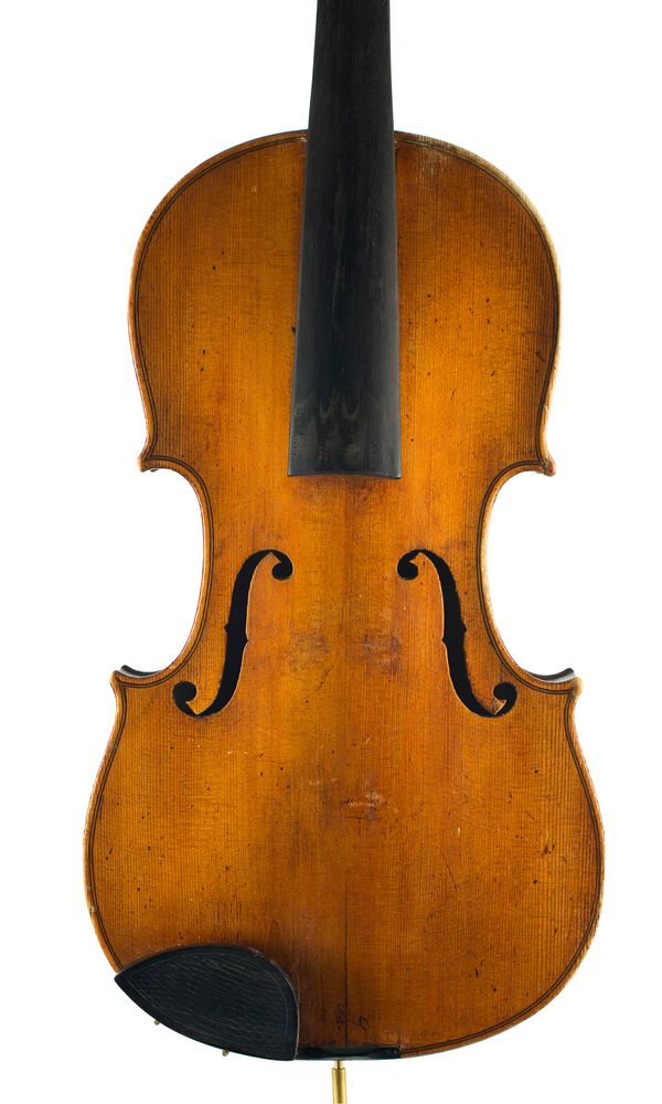A violin, indistinctly labelled