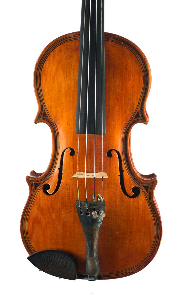 A violin, unlabelled 1902  over 100 years old