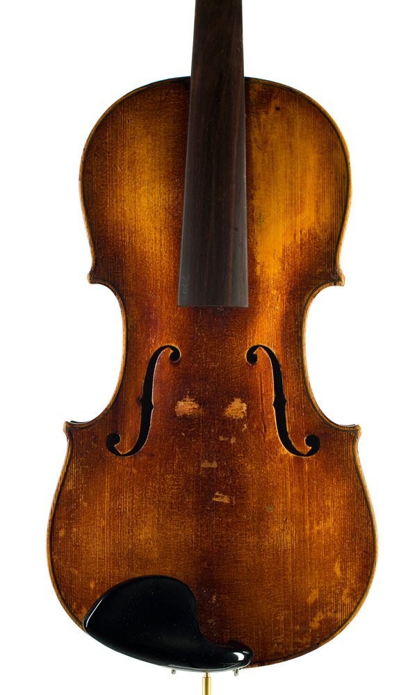 A violin, labelled Josef Klotz