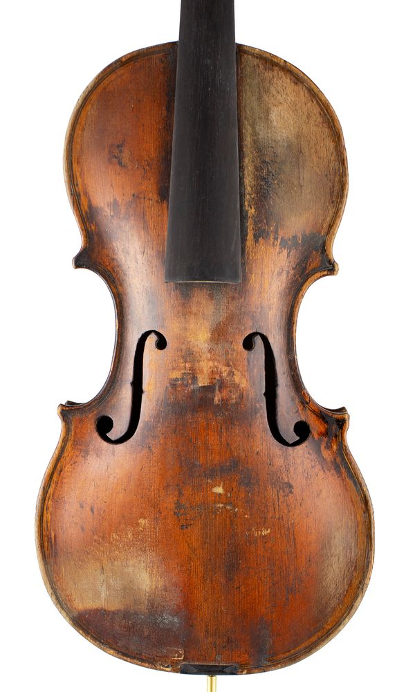 A violin, labelled [Indistinctly]