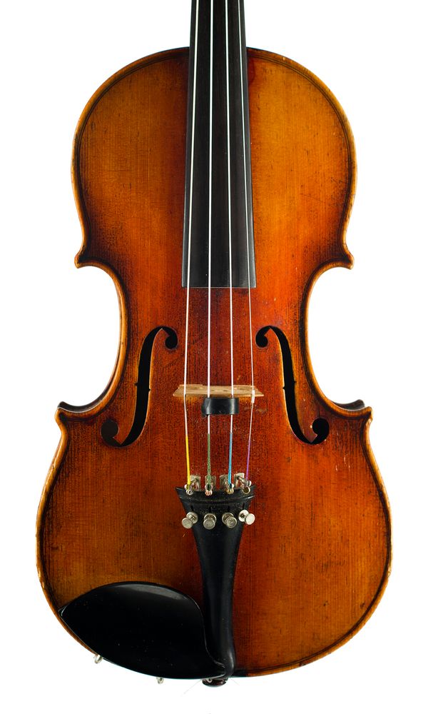 A violin, labelled Antonius Amati