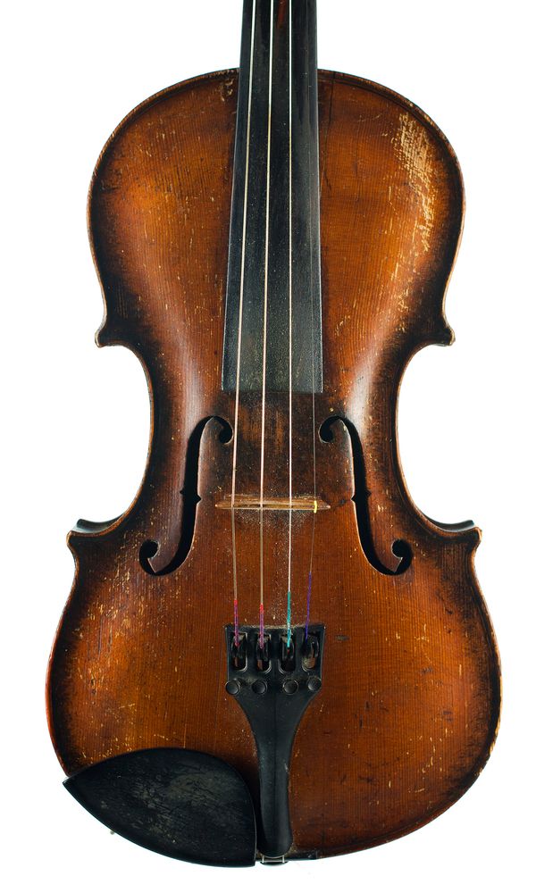 A violin, branded Stainer