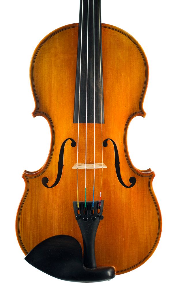 A violin, probably by Martin Godliman for W. E. Hill & Sons