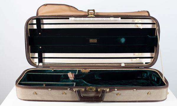 A viola case branded Musafia