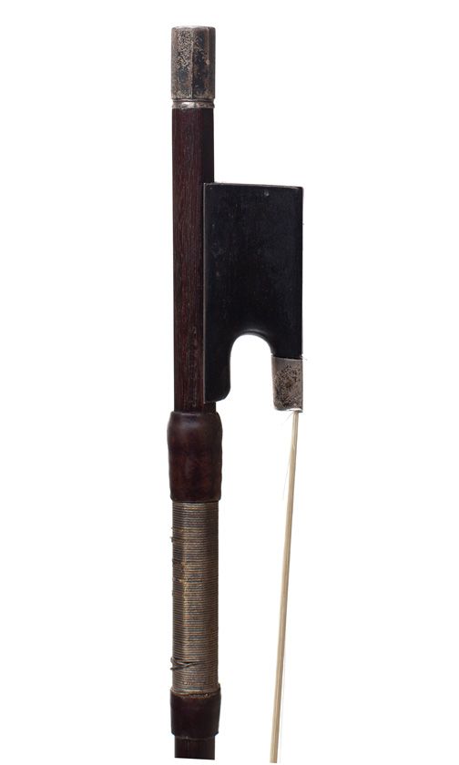 A silver-mounted violin bow by James Tubbs, London, circa 1890