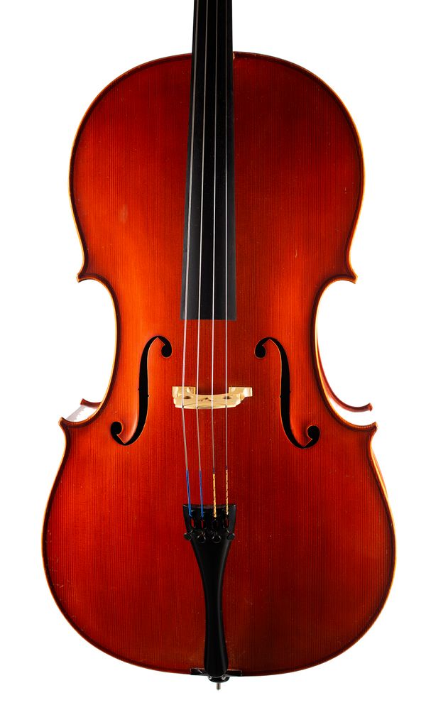 A cello by Josef Schuster, Baiersdorf-Erlangen, 1989