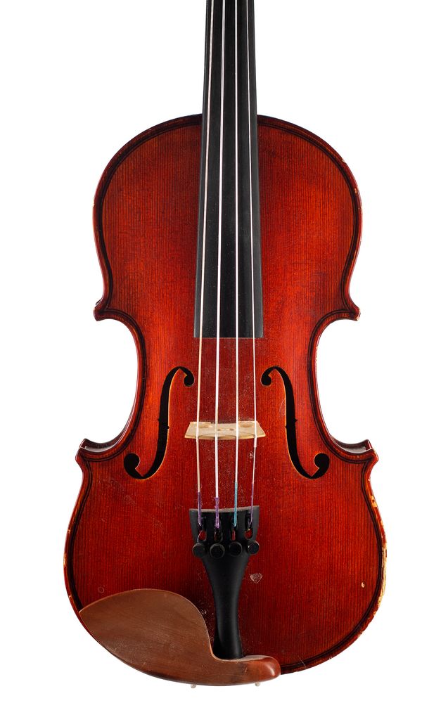 A half-size violin for Blackburn Stringed Instruments