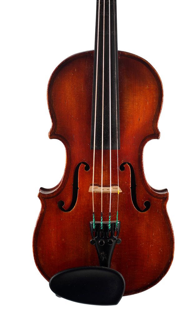 A half-size violin