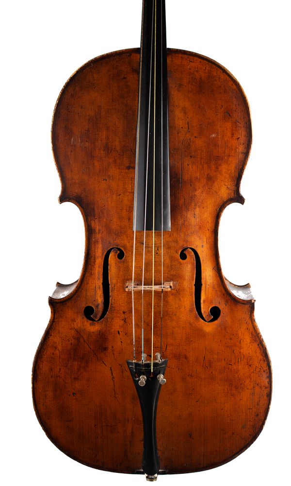 A cello, possibly England, late 19th Century