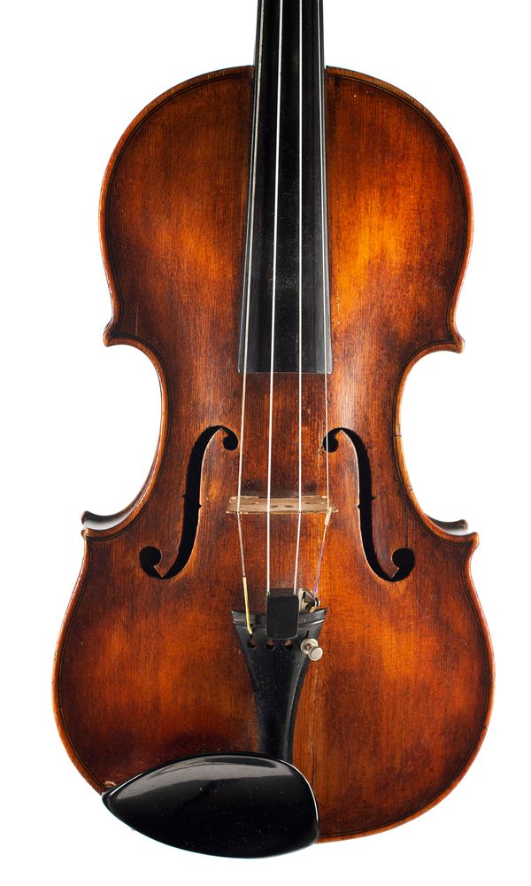 A violin, labelled Alexandri Gagliano