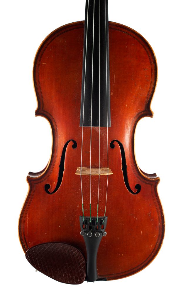 A violin, labelled Louis Lowendall, Berlin