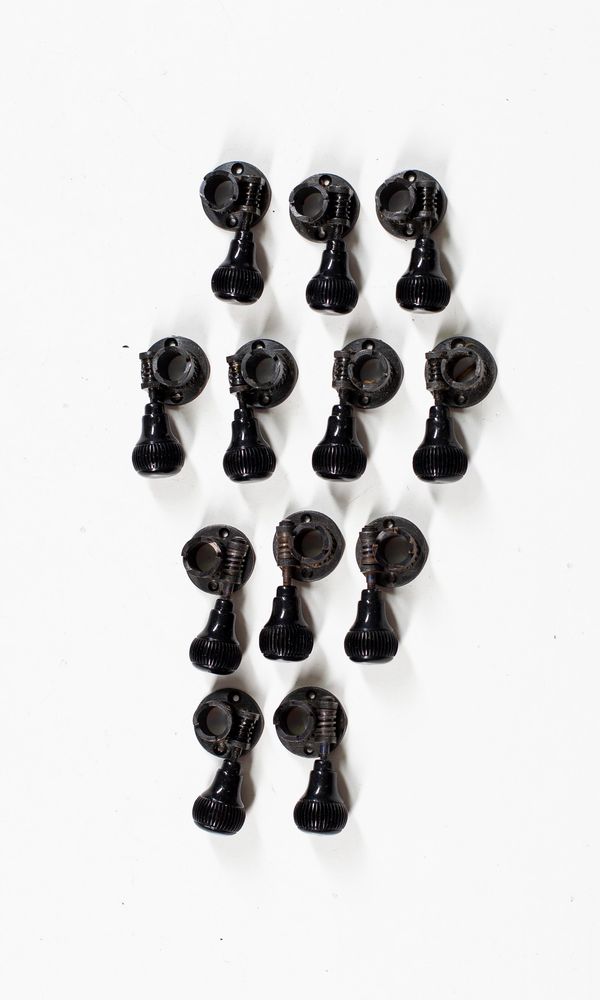 Twelve cello mechanical pegs