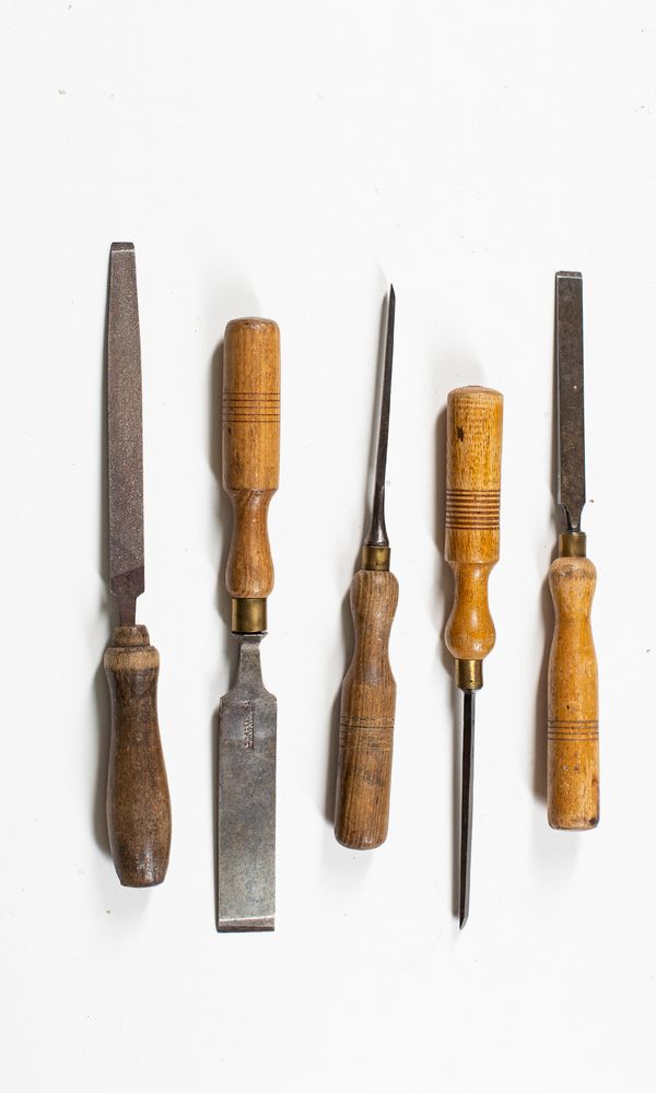 Five chisels