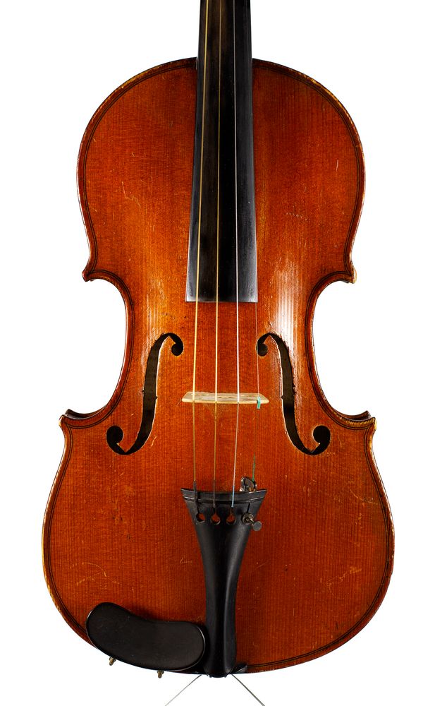 A violin, unlabelled, 1920,  over 100 years old