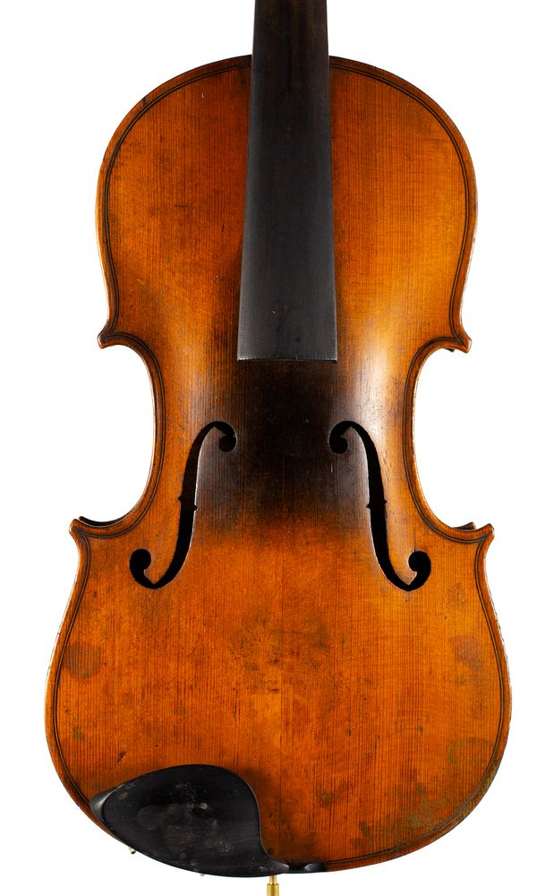 A violin, unlabelled 1890, over 100 years old