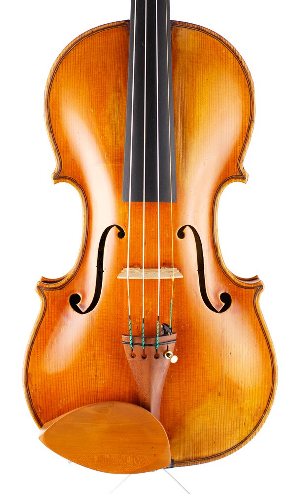 A violin by Albertus Blanchi, Nice, 1921