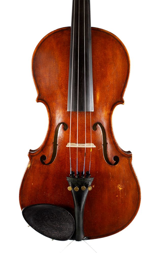 A violin by Edward Johns, Stockholm, 1909