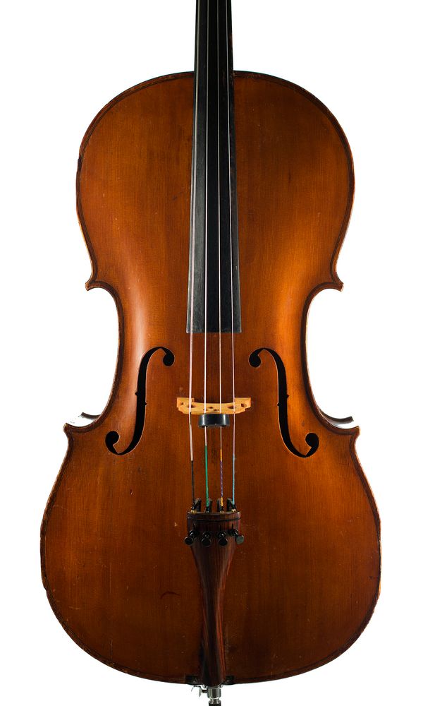 A cello, unlabelled over 100 years old