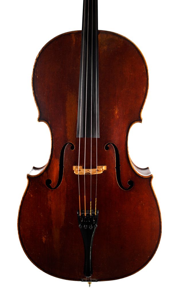 A cello, Freres Schwarz, Strasbourg, 1840