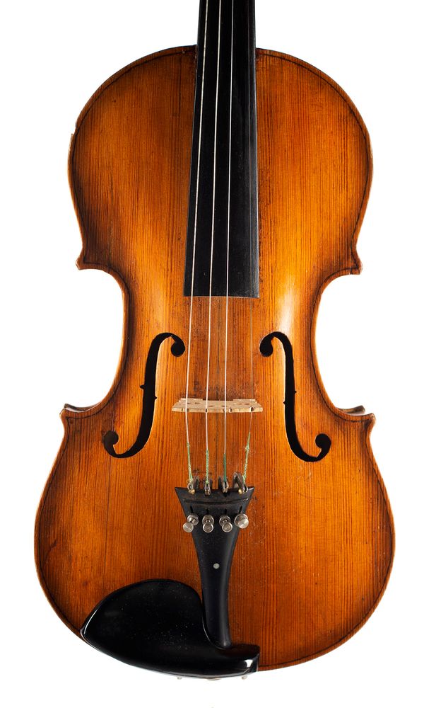 A violin, labelled Johannes Gottfried Durffel