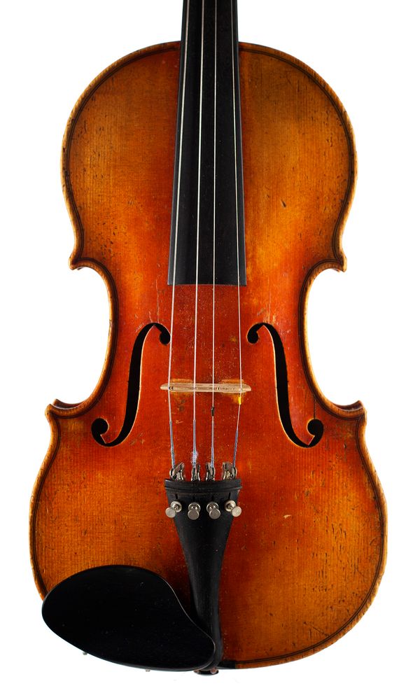 A violin by Paul Wilhelm Heberlein, Markneukirchen, circa 1920 Over 100 years old