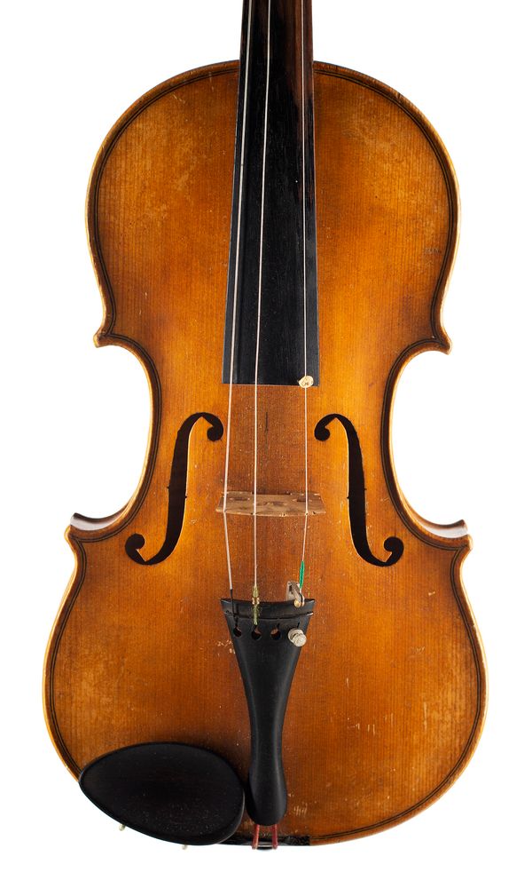 A violin, unlabelled over 100 years old