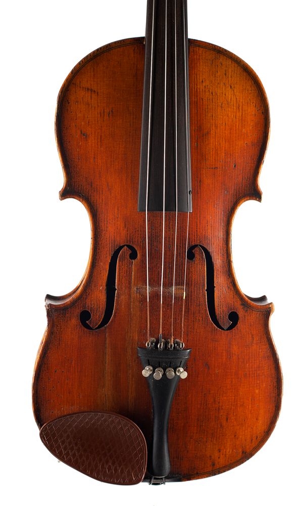 A violin, labelled Vuillaume a Paris