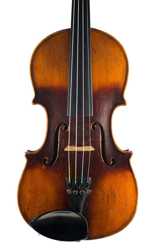 A violin, indistinctly labelled