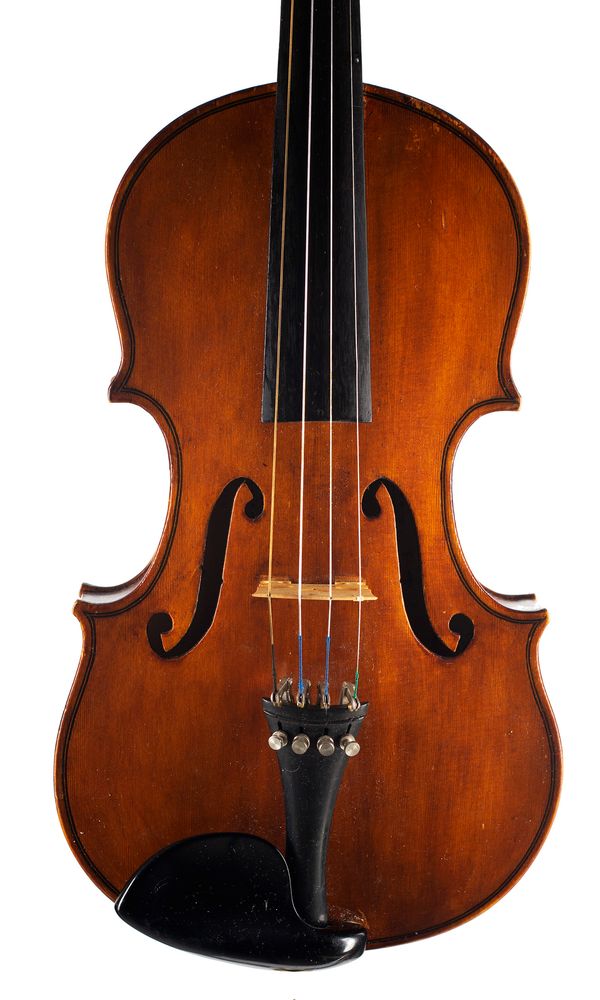 A violin, labelled Joseph Edmonson, Cheshire