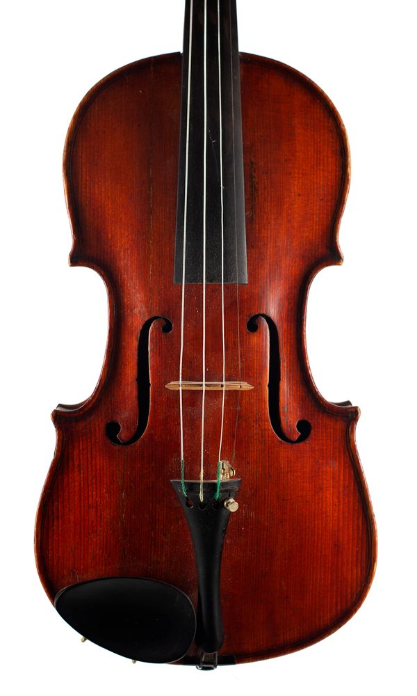 A violin, probably England, circa 1865