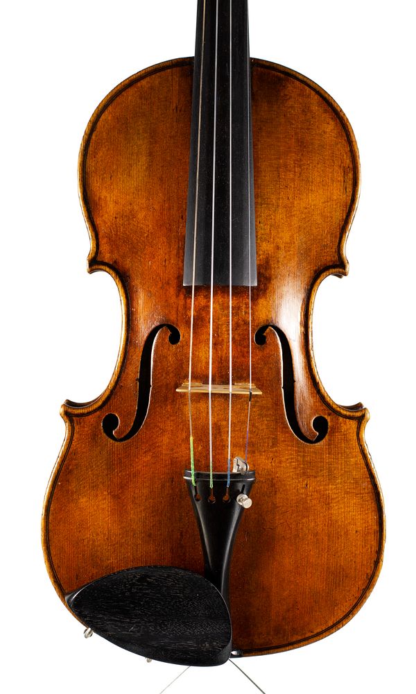 A violin, labelled Jean-Baptiste Vuillaume 1890, over 100 years old